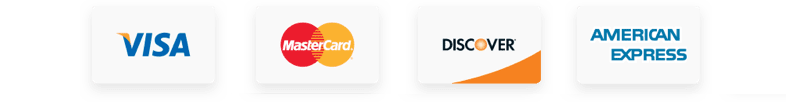 Accepted payment cards